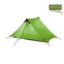 Ultralight Tent 3-Season Backpacking Tent 1 Person/2 Person Camping Tent, Outdoor Lightweight LanShan Camping Tent Shelter, Perfect for Camping, Trekking, Kayaking, Climbing, Hiking, 2 Person, Green