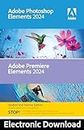 Adobe Photoshop Elements and Adobe Premiere Elements Student version 2024