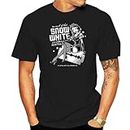 Fresh Grauitational Men t Shirt LA Coka Nostra Logo Design on Adult Man Discount t-Shirt Black XXL Black S
