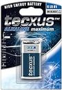 Tecxus 23639 6LR61/6LP3146/9V Block - alkaline manganese battery 9 V, blue / silver