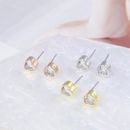 Michael Kors Shining Zircon Heart Studs Earrings Women Jewerly