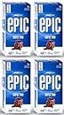 Manforce Epic Desire Super Thin Premium Condoms for Men, Silk Chocolate Flavour, Disposable Pouch (10 Counts) x pack of 4