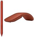 Microsoft Surface Pen, Poppy Red & Microsoft Bluetooth, USB Surface Arc Mouse (Poppy Red)