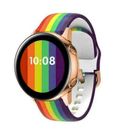 For Samsung Galaxy Watch 4 40mm 44mm Classic 42mm 46mm Rainbow Watch Band Strap