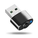 iHaospace 2023 Neueste USB Mouse Jiggler Automatischer Maus Beweger mit ON/Off Taste, Hält PC/Laptop wach, Plug and Play Treiberfrei, Mini Maus Jiggler