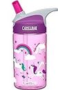 CamelBak eddy Kids Water Bottle - CamelBak Kids Big Bite Valve - Spill Proof - Water Bottle For Kids - BPA-Free Water Bottle - 12oz, Unicorns