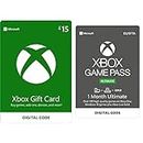 Xbox Live £15 Credit (Download Code) + Xbox Game Pass Ultimate 1 Month Membership (Download Code)