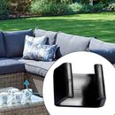Practical Home Sectional Sofa Wicker Furniture Clips Outdoor Patio Connect