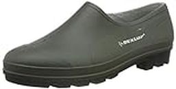 Dunlop Gardening Shoe, Clog, Goloshes. Waterproof. Unisex s, Green, 9 UK