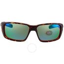 Fantail Pro Mirror Polarized Glass Sunglasses 06s9079 907907 60 - Blue - Costa Del Mar Sunglasses