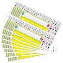 Traditional Manuscript Nameplates Self Adhesive Primary Students Desk Plates Pack of 36