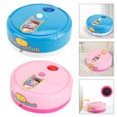 Pretend Play Vacuum Cleaner Toy Floor Sweeping Robot with Lights Sounds