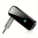 Wireless 5.0 Adapter 3.5mm Jack Aux Dongle, 2 In 1 Wireless Receiver For Tv Audio, Projector, Pc, Headphone, Car