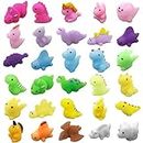 30PCS Mochi Squishy Toys, Mini Kawaii Dinosaur Squishies Soft Fidget Toys Stress Squeeze Toys Party Bags Filler for Boys Girls Birthday Gifts