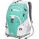 High Sierra Loop Backpack, Aquamarine/White/Ash, One Size, Loop Backpack