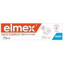 ELMEX - Dentifrice Elmex Anti-Caries Plus Soin Complet - Reminéralise l'Émail - Protège les dents sensibles et l'irritation des gencives - 75 ml