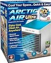 AAKICHI Arctic Air Ultra Evaporative Air Cooler Powerful 3-Speed, Lightweight, Portable Personal Space Cooler With Hydro-Chill Technology For Bedroom,Car,Office, Living Room & More