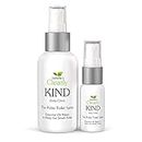 Clearly KIND, The Polite Odor Eliminator "Before you Poop" Toilet Spray | Pre Poo Essential Oil Magic Keeps the Smell Away | 120ml for Bathroom + 30ml Travel Size (Zesty Citrus)