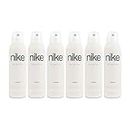 NIKE - The Perfume Woman, Desodorante Mujer Spray, Pack de 6 x 200 ml, Desodorante Antimanchas para Todo Tipo de Piel, 0% Sales de Aluminio, de Larga Duración, Fragancia Oriental Vainilla