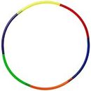 Segmented Exercise Hoop - Colorful 29" Indoor/Outdoor Fitness Sports and Fitness Training Activity Accessory for School Gym Class Field Day, Children's Recess Games, Adults and Kids