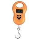 Meichoon Luggage Scale Digital Mini Portable Scale Crane 110lb /50kg for Suitcase Travel Hanging Hook Scale Backlit LCD Display for Home Farm Factory Hunting Outdoor C41 Orange