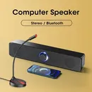 Desktop-PC-Lautsprecher mit Mikrofon Computer lautsprecher Bluetooth-Kabel Mikrofon 4d Surround Aux