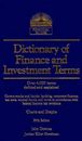 Dictionary of Finance and Investment Terms (Barron's Financial Guides) - GOOD