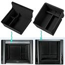 MIEBA [2 Pack] Accessories for Tesla Model 3 Highland 2024 Center Console Organizer Tray, for Tesla Model 3 Highland 2024 2025 Storage Box, Inner Flocked