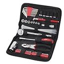 Apollo Tools DT9774 56 Piece SAE Auto Tool Kit in Compact Zippered Case with Most Useful Mechanics Tools