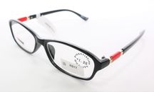 Batali Reader E8 Women's Glasses Strength +1.25 Black & Red