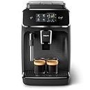 Philips Domestic Appliances 2200 Series Macchina da caffè espresso completamente automatica, 2 bevande, nero opaco, EP2220/10