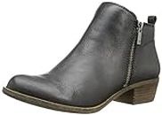 Lucky Brand Women's Basel Ankle Bootie, Black, 11