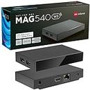 MAG 540w3 Originale Infomir & hb-digital Set Top Box 4K Media Player Internet TV Receiver UHD 60FPS 2160p@60 FPS HDMI 2.1 Supporto 4K e HEVC USB3.0 ARM Cortex-A35 + Cavo HDMI