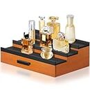 SOOKU Wooden Cologne Organizer for Men Women,Cologne Tray Perfume Stand Organizer for Bedroom,Fragrance Shelf Display Risers,Mens Room Decor,Valentine's Day Gifts Birthday Gifts