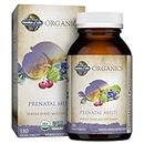 Garden of Life Organics Women’s Prenatal Multivitamin with Vitamin D3, B6, B12, C & Iron, Folate for Energy & Healthy Fetal Development – Organic, Non-GMO, Gluten-Free, Vegan, 60 Day Supply