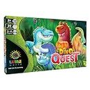 Luma World Add Life To Learning Dino Quest Stem Educational Brain Game For Kids 8+ Years To Learn Math, Measurements, Units, Race And Chase Strategy To Collect Tokens, 4 Dinosaur Characters