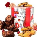 David’s Cookies Gluten-Free Assorted Cookies And Brownies 2Lbs – Comes In A Beautiful Love-Themed Tin Gift Box – Delicious Gourmet Food Gift For Loved Ones, Friends And Family This Valentine's Day