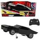 DC Comics, The Batman Turbo Boost Batmobile, Remote Control Car with Official Batman Movie Styling Kids Toys for Boys and Girls Ages 4 and Up:,Black