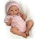 'Little Peanut' - Fully Poseable and Weighted Lifelike Newborn Baby Girl Doll with cute handpainted features and hand-applied hair. - RealTouch Vinyl Skin So Cute Baby Girl Doll By The Ashton - Drake Galleries