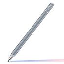 OASO Stylus Pen for Touch Screens, Disc Tip & Magnet Cap Styli Pencil Compatible with Apple iPad pro/iPad 6/7/8/9/iPhone/Samsung Galaxy Tab A7/S7/Fire HD 7/8/10 Plus Tablet/All Touch Devices (Sliver)