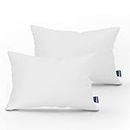 OXFLOW Ultra-Soft Premium Microfiber Pillow Set of 2 | 16"x24" Inches Size Luxurious Quality Soft Microfiber Pillow for Sleeping. (Pure White)