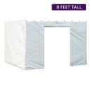 8ft Vinyl Sidewall Kit for 10x10 Tent Outdoor Canopy Party Gazebo Sidewall