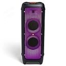 JBL PartyBox 1000 - High power bluetooth speaker with light effects, USB playback and mic/guitar inputs, in black with a full multicolour panel