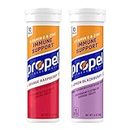 Propel Tablets Immune Support with Vitamin C + Zinc, 2 Flavor Variety Pack, Zero Sugar (Pack of 4)