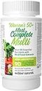 Webber Naturals Most Complete Multi For Women 50+, 90 Capsules, One-Per-Day, Over 55 Vitamins, Minerals, and Whole Food Fruit and Vegetable Sources per Capsule, Vegetarian