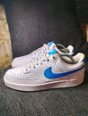 Zapatos Nike para hombre 9 Court Vision Lo NN ""Foto azul"" Tenis blancas para caminar 