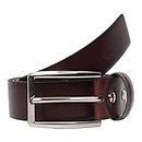 ufficio Bulchee Exclusive Collection Men's Genuine Leather Belt | Reversible AutoLock | Brown | UFF2212BL