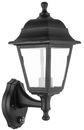 Wall-Mounted Lamp Outdoor Home Garden Path Light with Dusk to Dawn Sensor Black