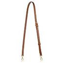Allzedream Leather Purse Strap Replacement Crossbody Handbag Long Adjustable, Brown, M