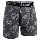 2UNDR Men's Swing Shift Boxer Brief Underwear | Limited Edition (Cart Path Grey, Large)
